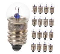 Homoyoyo 100 Pièces Ampoules Miniatures à Culot à Vis Lampes à Filament Incandescent pour Expériences Électriques Scolaires et Maquettes Modèles