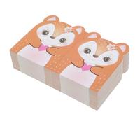 Homoyoyo 100 Pièces Cartes de Remerciement avec Enveloppes Design Cerf Mignon pour Anniversaire Shower et Gratitude Cartonné Épais Usage Polyvalent pour Âges