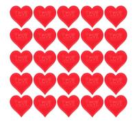 Homoyoyo 100 Pièces Confettis Éponge Forme Cœur Rouge Décor Table Saint-Valentin Mariage Fête Anniversaire Décoration Romantique