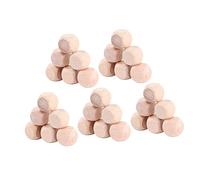 Homoyoyo 100 Pièces dés en Bois Cubes d'histoire Puzzle de nom Blocs Ludo Jeu Vierge dés Vierges Jouant Six Classique Bloc Vide Jeu de société Bricolage Artisanat Cube Vierge