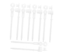 Homoyoyo 100 Pièces Garden Pinwheel Replacement Rods for DIY Windmill Projects Sturdy Plastic Windmill Poles for Craft Workshops and Outdoor Activities