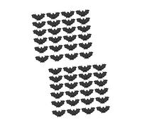 Homoyoyo 100 Pièces Mini Chauves-Souris Décoratives pour Halloween - Accessoires De Fête Réalistes Et Amusants pour Créer Une Ambiance Festive Et Envoûtante