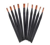 Homoyoyo 100 pièces Mini Lipstick Applicator Wands Aluminum Tube Lip Brush For Makeup And Travel Portable And Easy To Use Suitable For Daily Lip Color Application