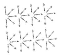 Homoyoyo 100 Pièces Miniature Spoon Pendant Charms Vintage Alloy DIY Craft Accessories For Bracelets Necklaces Lightweight Party Decorations