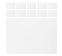 Homoyoyo 100 Plaques d'impression en Mousse Blanche A4 100pcs, Matériau et Développement Créativité pour Garçon et Filles pour de