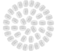 Homoyoyo 100 Roulements à Billes Blancs pour Moulins à Vent - Base Rotative 2 pour Bricolage et Artisanat - Kit 100 Pièces pour Projets de Réparation et Création Décorative Extérieure