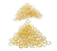Homoyoyo 1000 Pièces Set de Clous Ronds pour Nail Art Décorations Métalliques Creuses Cercle Bijoux Rivets et Filles Accessoires de Fête et Festivals