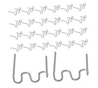 Homoyoyo 1000pièces Kit de Réparation avec Agrafes Chauffantes pour Pare-chocs Supports de Phares et Anneaux Plastique Fil de Soudure