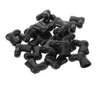 Homoyoyo 100Pcs Bottes De Père Noël Miniatures Chaussures De Pluie en Plastique pour Poupées Modèles De Chaussures De Noël pour Projet D'Artisanat De Bricolage Centre De Table De Noël