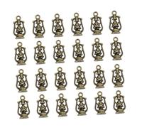 Homoyoyo 100pièces Breloques Pour Boucles Oreilles Pendentifs Suspendus Accessoires De Bijoux Diy Pendentifs Pour Fabrication De Bijoux Lot De Forme De Lampe à Pétrole Pour Colliers