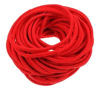 Homoyoyo 100pièces Élastiques Cheveux Fins Colorés Pour Filles Accessoires Cheveux Garçon Fille Bandeaux Sans Joint Rouge Durables Et Pratiques