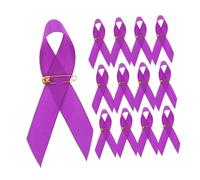 Homoyoyo 100pièces Épingles De Ruban Pour Sensibilisation Violence Domestique Et Au Cancer Du Pancréas Pour Événements Funérailles Et Commémorations