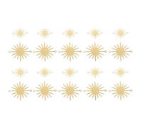 Homoyoyo 100pièces Pendentif Cuivre Soi-même Connecteur De Breloque Pour Bijoux Pendentif Décoratif Forme De Tournesol Maillon Pour Bracelet