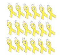 Homoyoyo 100pièces Pendentifs Ruban Alliage Breloques Dangle Pour Fabrication De Bijoux Collier Bracelet Boucles Oreilles Charme Sensibilisation Cancer Du Sein Accessoires Légers