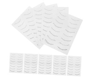 Homoyoyo 10feuilles Autocollants Yeux Outils Maquillage Autocollants Extensions Cils Cils Femmes Tatouages Yeux Produits Maquillage