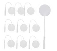 Homoyoyo 10pièces Électrodes Auto-adhésives Rondes Accessoires De Massage Pratiques Avec Bonne Conductivité Et Longue Durée Utilisation