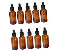 Homoyoyo 10pièces Flacon Compte-gouttes Verre Opaque Pour Huiles Essentielles Et Arômes Vides Avec Couvercle Étanche Pour Voyages Dosage Précis
