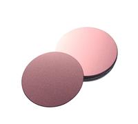 Homoyoyo 10pièces Lot de Plaques Métalliques Adhésives Rondes pour Véhicule Rose