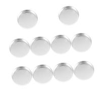 Homoyoyo 10pièces Palette Vide Fard à Paupières Petits Pans Vides Aluminium Plateau De Maquillage Diy Portable Rangement Pratique Pour Fard Paupières