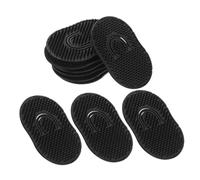 Homoyoyo 10pièces Peigne De Massage Chevelu Silicone Brosse De Shampooing Portable Pour Voyages Multi-usages Pour Nettoyage Et Soins Du Chevelu