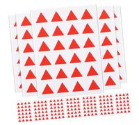 Homoyoyo 12 Feuilles Carte Mark Stickers des cartes stickers Marqueurs autocollants étiquetés Étiquettes colorées autocollants petits rouge