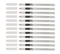 Homoyoyo 12 pièces Crayons Maquillage Blancs pour Yeux Eyeliner Ombre à Paupières Usage Professionnel et Personnel et Pratiques