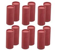 Homoyoyo 12 Pièces Kraft Paperboard Tubes Round Refillable Tea Storage Boxes Multipurpose Essential Oil And Incense Containers Durable Portable