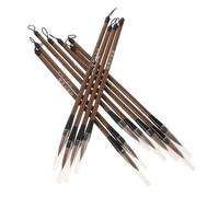 Homoyoyo 12 pièces Lot Pinceaux Calligraphie Chinoise Traditionnelle Poils Loup Mixte pour Peinture Style Chinois et Écriture Encre Set pour Débutants et Artistes
