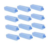 Homoyoyo 12 Pièces Pack de Glace Réutilisables pour Ventilateur Clim Portable Boîte à Cristaux Rafraîchissante Compacte Bleue Maintien Au Froid Prolongé pour Aliments Camping et Transport