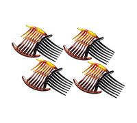 Homoyoyo 12 pièces Peignes à Cheveux Latéraux Décoratifs Accessoires Coiffure et Durables avec Dents Maintien de Frange et Fixation Chignon Confortable