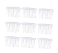 Homoyoyo 12 pièces Peignes Plastique Vintage Accessoires Chignons Femme Peigne Latéral Transparent pour Filles