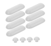 Homoyoyo 12 pièces Set de Amortisseurs pour Siège Toilette Antidérapants et Silencieux Accessoires de Rehausseur pour Wc à Domicile et Hôtel