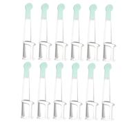 Homoyoyo 12 Pièces Silicone Ear Spoon Replacement Tips Portable Earwax Removal Accessories With Soft Silicone For Teens Adults Suitable For Wet Dry Cleaning