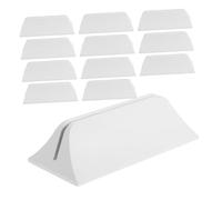 Homoyoyo 12 Pièces Support de Base pour Cloison de Bureau Plastique pour Écran de Séparation Mobile Stabilité Renforcée Montage Facile Compatible avec Épaisseur pour Bureau et Espace Privé