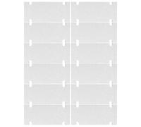 Homoyoyo 12 Pièces Support de Sonnette, Support Mural pour Sonnette Vidéo Ring, Autocollant sans Perçage, Plastique, pour Porte D’Appartement et Surface Métallique