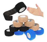 Homoyoyo 12 rouleaux Bandes Autoadhésives Élastiques Cohésives pour Protection Sportive Poignets Chevilles et Autres Parties Du Corps