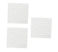 Homoyoyo 128 pièces Butées Porte Transparentes Autocollantes Amortisseurs Bruit pour Protection Murale Meubles Électronique