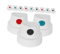 Homoyoyo 12pcs Ensembles de Bouchons pour Aérosol en Plastique Buse de Pulvérisation de Précision Portable pour Graffitis la Peinture Aérosol Sessions de Peinture