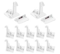 Homoyoyo 12pcs Verrous de Tiroir pour Bébé en Abs Blanc, Installation Facile, Forte Adhérence, Serrure Invisible pour Armoire et Porte, Protection Sécurisée pour Garçon et Filles