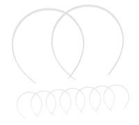 Homoyoyo 12pièces Bandeaux Plastique Diy Pour Filles Et Femmes Accessoires De Cheveux Blancs Pour Événements Quotidiens Et Personnalisation Avec Rubans Et Décorations