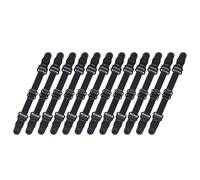 Homoyoyo 12pièces Boucle Extension pour Masque Rallonge de Sangle Réglable Clip Ajustement pour Oreilles Support de Masque Léger Accessoire de Maintien