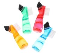 Homoyoyo 12pièces Brosse à Dentier Miniature Nettoyage Pratique Pour Prothèses Dentaires De Couleurs Avec Design Ergonomique Et Têtes Double-faces