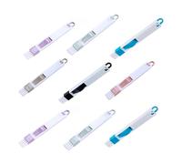 Homoyoyo 12pièces Brosse Nettoyage pour Clavier Brosses Multifonctions avec Pelle Brosse pour Dépoussiérer Les Coins Interstices pour Rails De Porte Fenêtre Nettoyage Facile