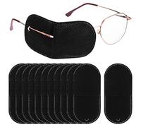 Homoyoyo 12pièces Cache-œil Réutilisables pour Lunettes Lot pour Amblyopie Facile à Porter Utiliser