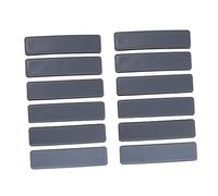 Homoyoyo 12Pièces Curseurs de Meubles Auto Adhésifs Rectangulaires Tapis de Déplacement pour Protection de Sol et Réorganisation Facile des Meubles
