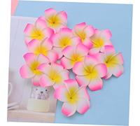 Homoyoyo 12pièces Épingles à Cheveux Fleur Style Plumeria Décoration Cheveux Plumeria Pince Fille Épingle Simulation Fleur Rose
