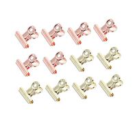 Homoyoyo 12pièces Pince à Ongles pour Extensions Ongles Outil de Maintien pour Gel Poly pour Salon Professionnel et Usage Domestique Facile à Ranger et Transporter