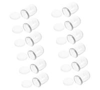 Homoyoyo 12pièces Pot à Yaourt Verre Avec Couvercle Contenant Pour Produits Laitiers Bouteille De Stockage Pour Yaourt Bouteille De Lait Lot