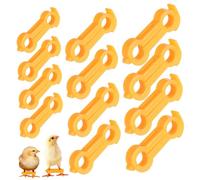 Homoyoyo 12pièces Support De Patte Oiseau Anneau Douze pour Poussins Et Oisillons Correction des Pattes Écartées Stabilisation Et Alignement