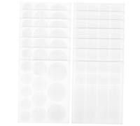 Homoyoyo 14 Feuilles Adhésifs Double Face sans Trace pour Mur et Affiches Points Autocollants Ronds et Carrés Polyvalentes pour Fixation